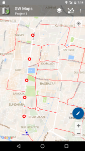 اسکرین شات برنامه SW Maps - GIS & Data Collector 5