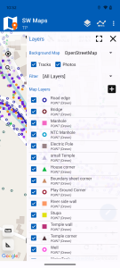 اسکرین شات 2 برنامه SW Maps - GIS & Data Collector