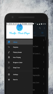 اسکرین شات برنامه Music Player - Mp3 player, audio player 2