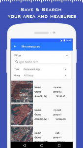اسکرین شات برنامه Distance & Area Measurement 2