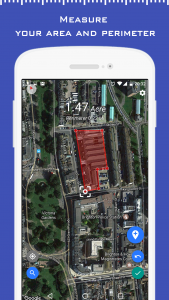 اسکرین شات برنامه Distance & Area Measurement 1