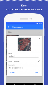 اسکرین شات برنامه Distance & Area Measurement 7