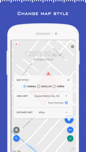 اسکرین شات برنامه Distance & Area Measurement 3