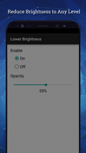 اسکرین شات برنامه Lower Brightness Screen Filter 2