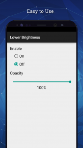 اسکرین شات برنامه Lower Brightness Screen Filter 1