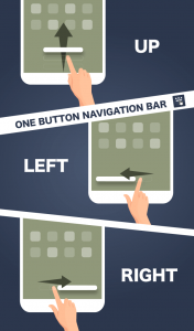 اسکرین شات برنامه One Button Navigation Bar 1