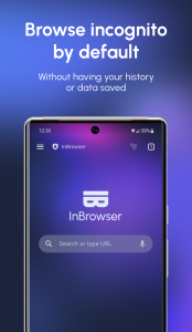 اسکرین شات برنامه InBrowser - Incognito Browsing 1