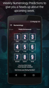 اسکرین شات برنامه Numerology 4