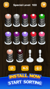 اسکرین شات 8 بازی Nut Sort Puzzle - Color Sort
