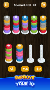 اسکرین شات 3 بازی Nut Sort Puzzle - Color Sort
