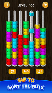 اسکرین شات 1 بازی Nut Sort Puzzle - Color Sort
