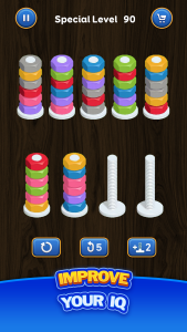 اسکرین شات 3 بازی Nut Sort - Color Puzzle Games
