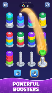 اسکرین شات 3 بازی Nuts Color Sort: Sorting Games