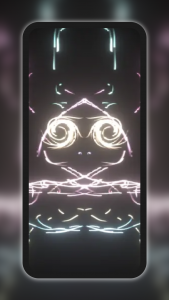 اسکرین شات 4 برنامه Neon Wave Live Wallpaper