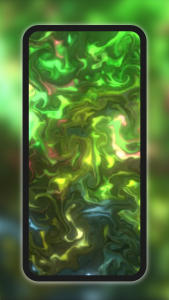 اسکرین شات 1 برنامه Neon Wave Live Wallpaper
