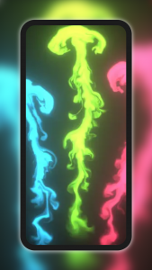 اسکرین شات 3 برنامه Neon Wave Live Wallpaper
