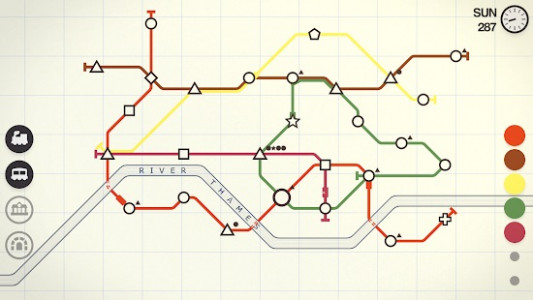 اسکرین شات بازی Mini Metro 1