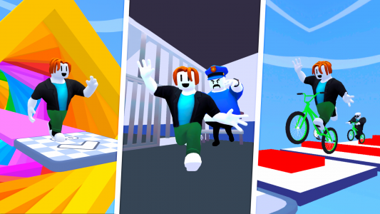 اسکرین شات 4 بازی Obby World: Parkour Runner
