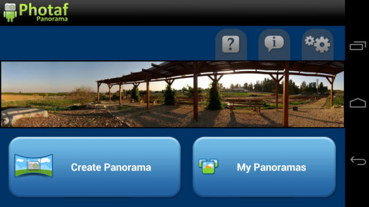 اسکرین شات برنامه Photaf Panorama (Free) 1