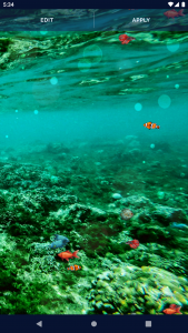 اسکرین شات 7 برنامه Ocean Fish Live Wallpaper 4K