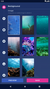 اسکرین شات برنامه Ocean Fish Live Wallpaper 4K 1