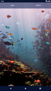 اسکرین شات برنامه Ocean Fish Live Wallpaper 4K 4