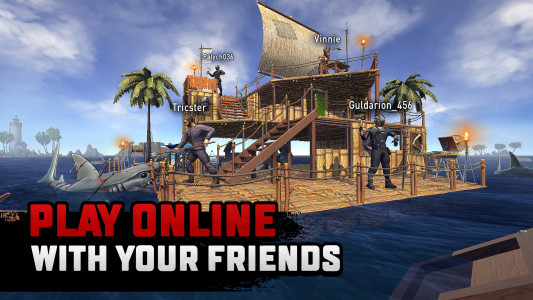 اسکرین شات 1 بازی Raft® Survival: Multiplayer