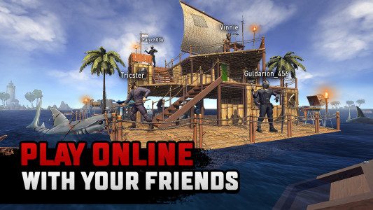 اسکرین شات 1 بازی Raft® Survival: Multiplayer