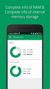 اسکرین شات برنامه Memory Info (RAM, ROM Internal & SD Card External) 5