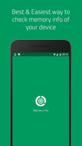 اسکرین شات 1 برنامه Memory Info (RAM, ROM Internal