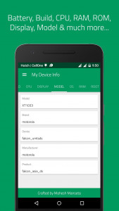 اسکرین شات 4 برنامه My Device Info - Hardware & So