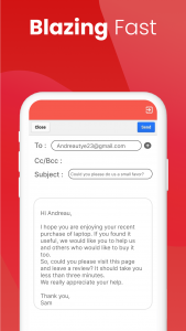 اسکرین شات 6 برنامه Email Go: All email app