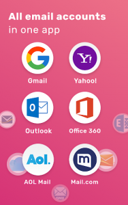 اسکرین شات برنامه Email for Outlook Mail, Hotmail, Gmail 1