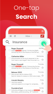 اسکرین شات 5 برنامه Email Go: All email app
