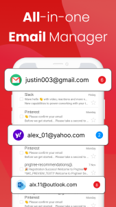 اسکرین شات 1 برنامه Email Go: All email app