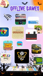 اسکرین شات 1 بازی No Wifi Games: Play Offline