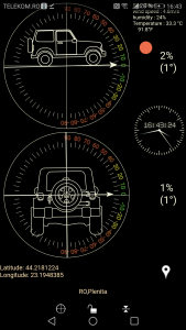 اسکرین شات 2 برنامه Off-Road Clinometer