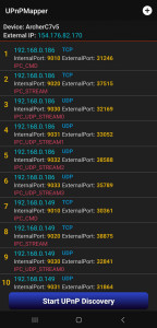 اسکرین شات برنامه Port Mapper for UPnP 1