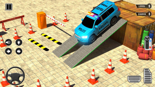 اسکرین شات بازی Police Car Games Parking 3D 5