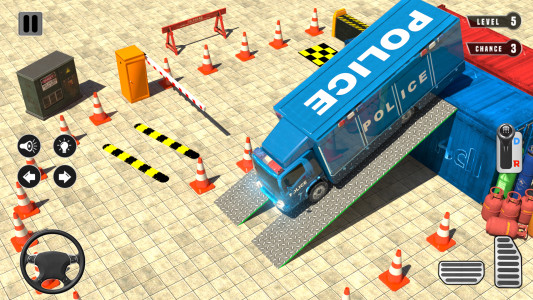 اسکرین شات 2 بازی Police Car Games Parking 3D