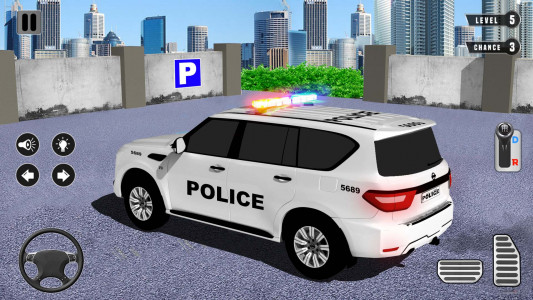 اسکرین شات بازی Police Car Games Parking 3D 1