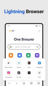 اسکرین شات 1 برنامه One Browser - File Manager