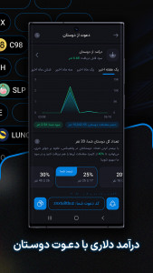 اسکرین شات 4 برنامه ‏‏‏‏وانفینکس | صرافی ارز دیجیتال