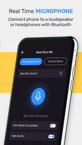 اسکرین شات 3 برنامه Live Microphone, Mic Announce