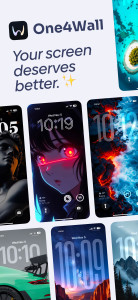 اسکرین شات 1 برنامه Live Wallpapers - One4Wall