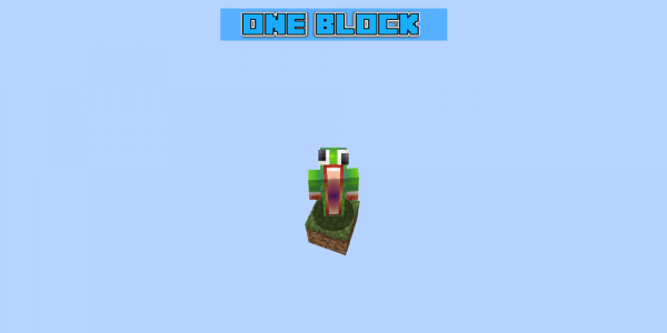 اسکرین شات برنامه One Block Survival Minecraft Map Skyblock 3