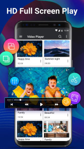 اسکرین شات 2 برنامه Video Player - Full HD Format