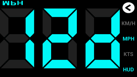اسکرین شات برنامه GPS HUD Speedometer 3