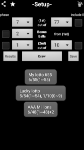 اسکرین شات برنامه Lottery Machine 4