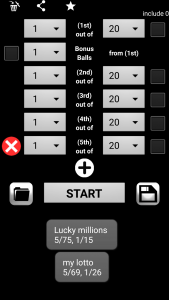 اسکرین شات برنامه Lotto Draw Machine 5